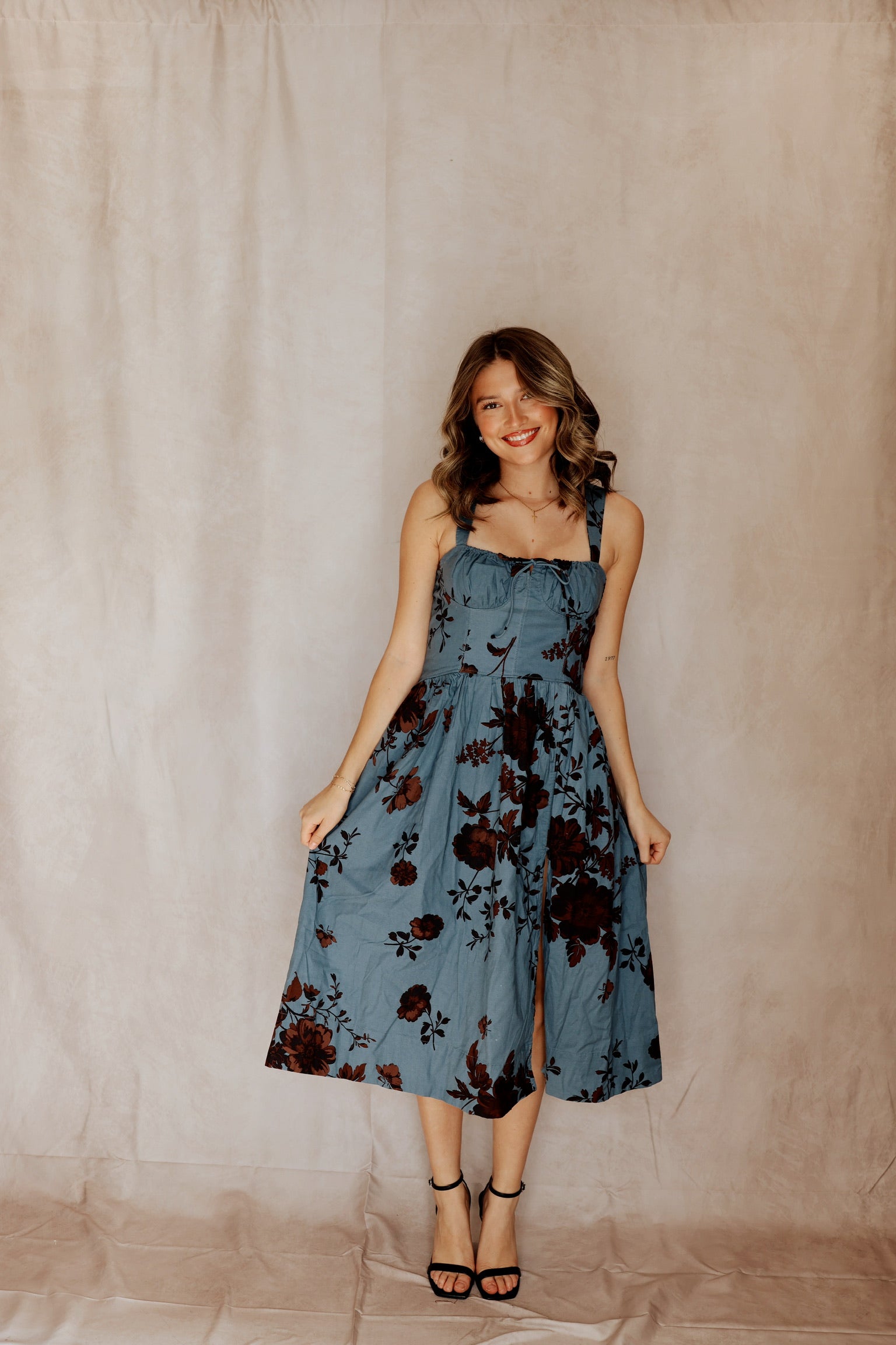 blue dress for baby girl Laters Baby Midi Storm Combo Fp S