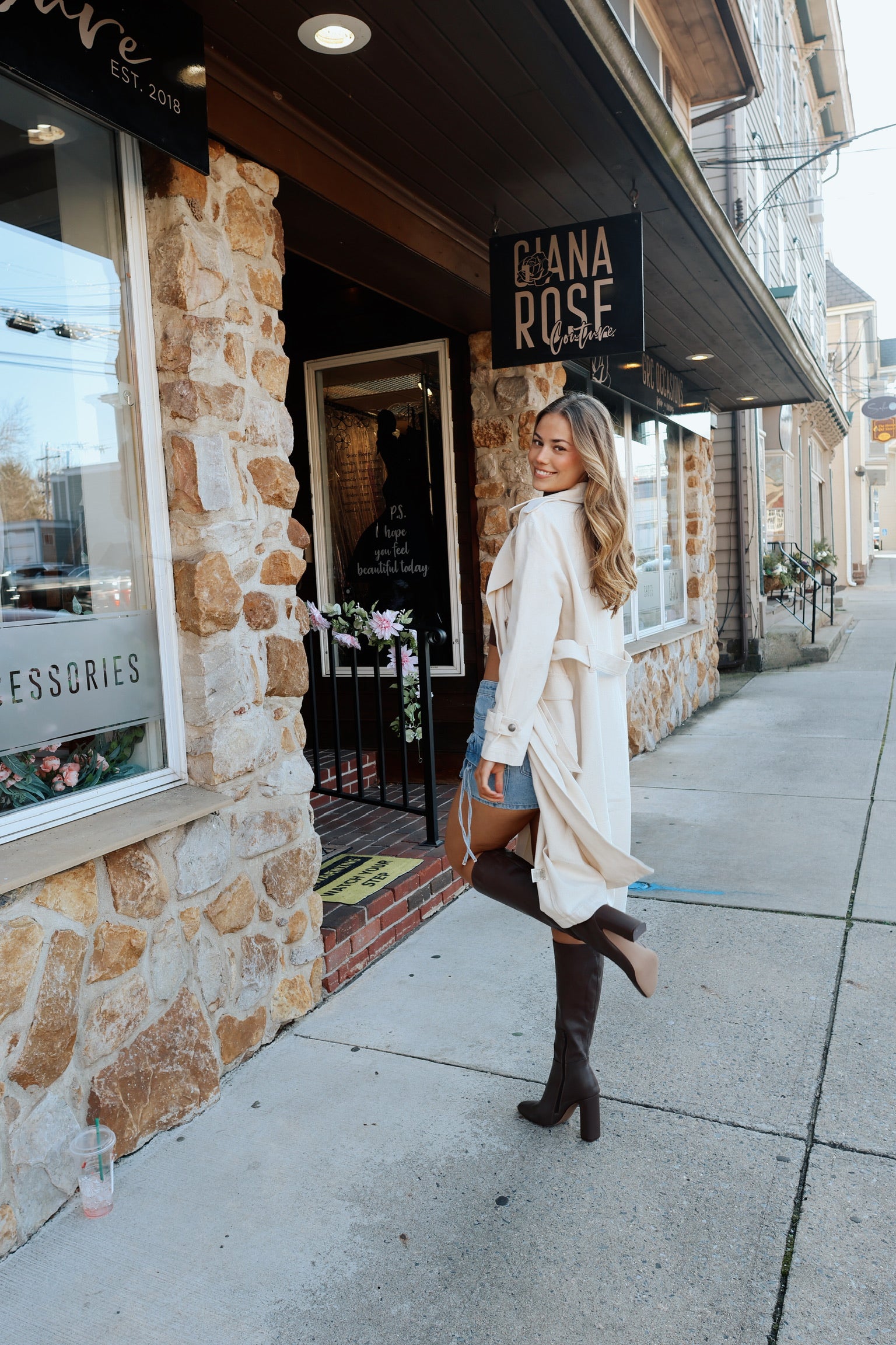 Sunday Trench Coat Steve Madden