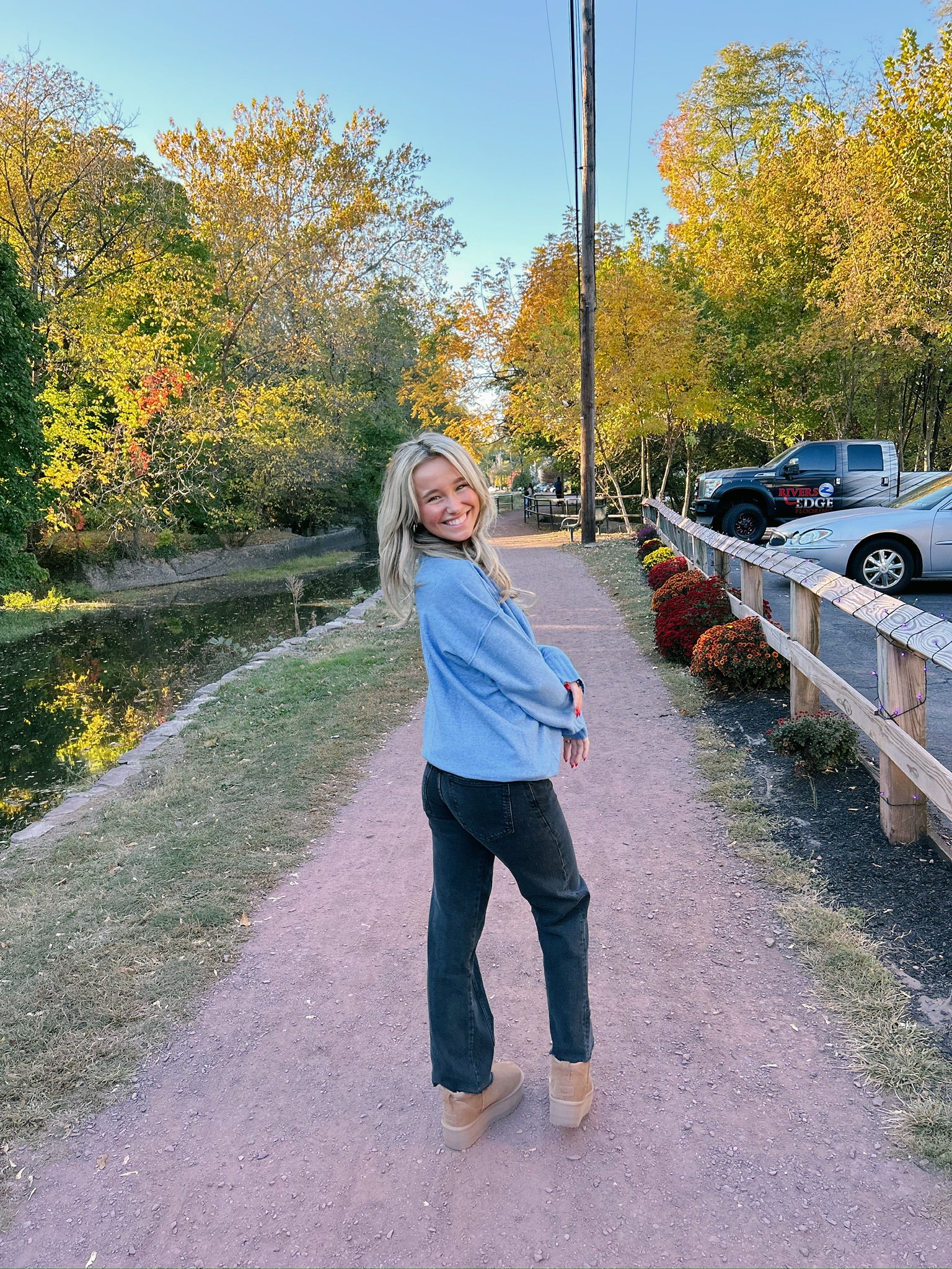 Phoebe Pullover Waterfall Heather