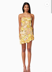 New-Age Dress Yellow Multi by Elliatt
