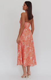 Messina Printed Maxi Orange