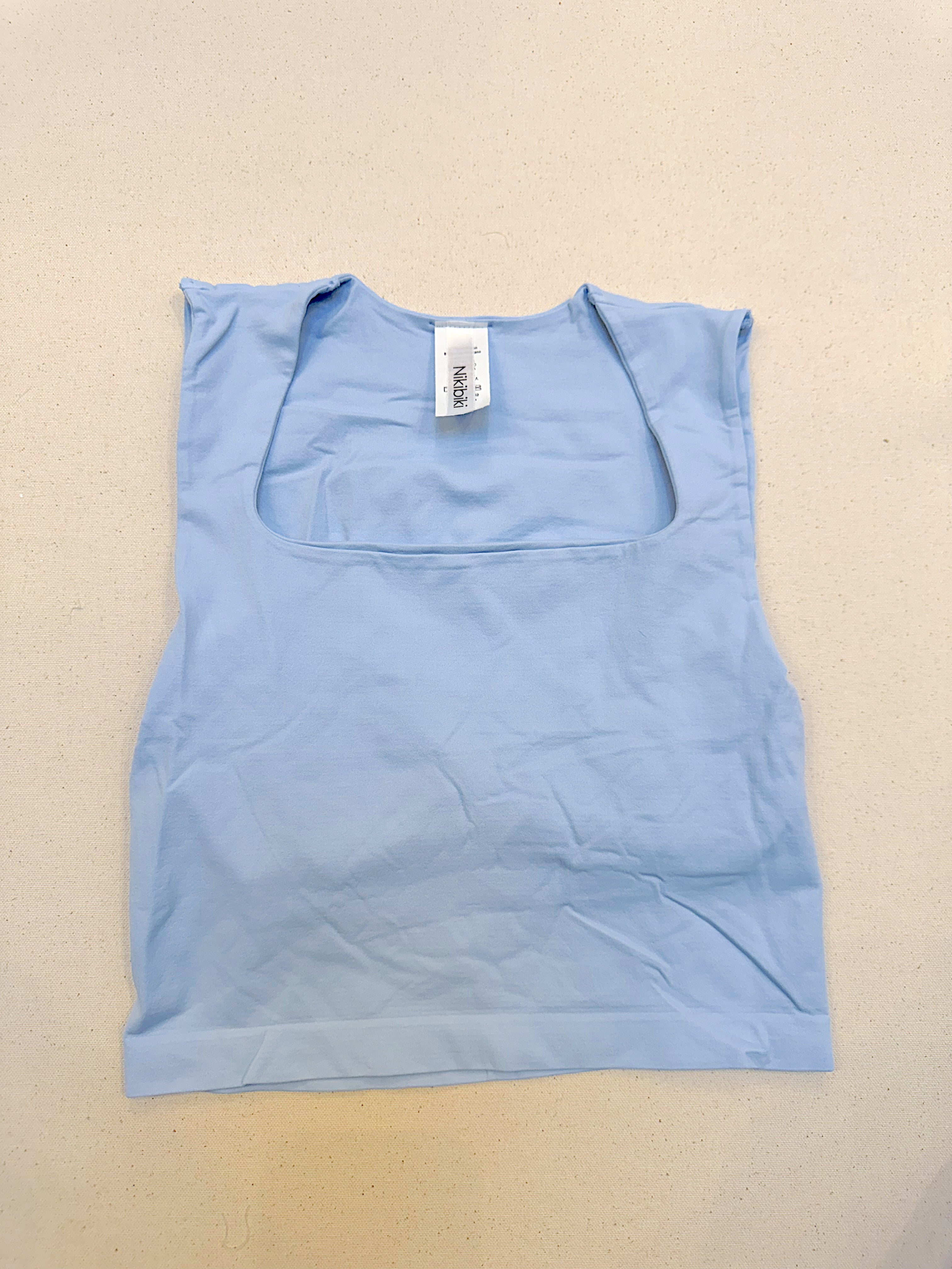 Clean Line Tank By Niki Biki in Cashmere Blue