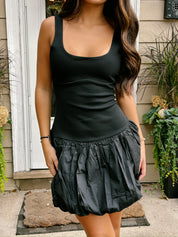 Berta Bubble Dress Black