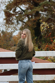 Stratton Puffer Olive