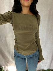 We The Free Soul Sister Layering Top Olive