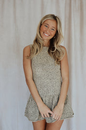 Cheetah Drop Waist Mini