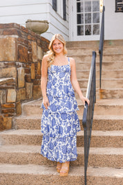 Mamma Mia Maxi Dark Blue Floral