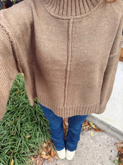 Chanley Sweater Top Mocha