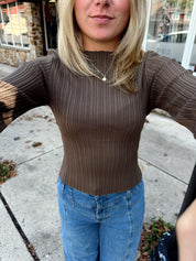 The Arianna Top Mocha