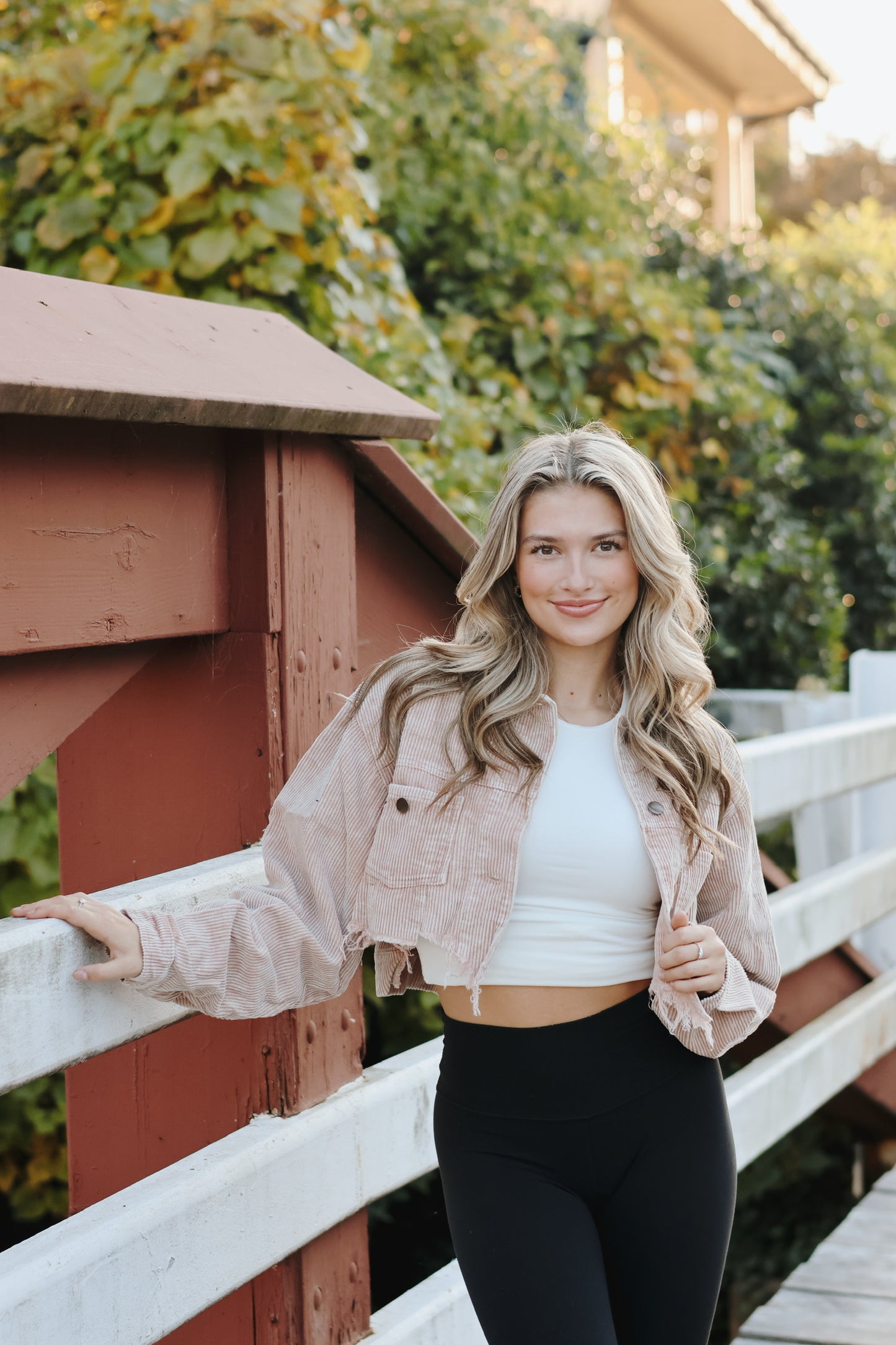 Cropped Corduroy Cutoff Vintage Mocha