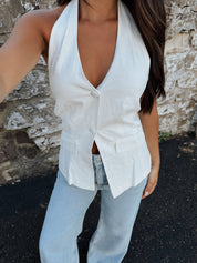 Brielle Vest Ivory