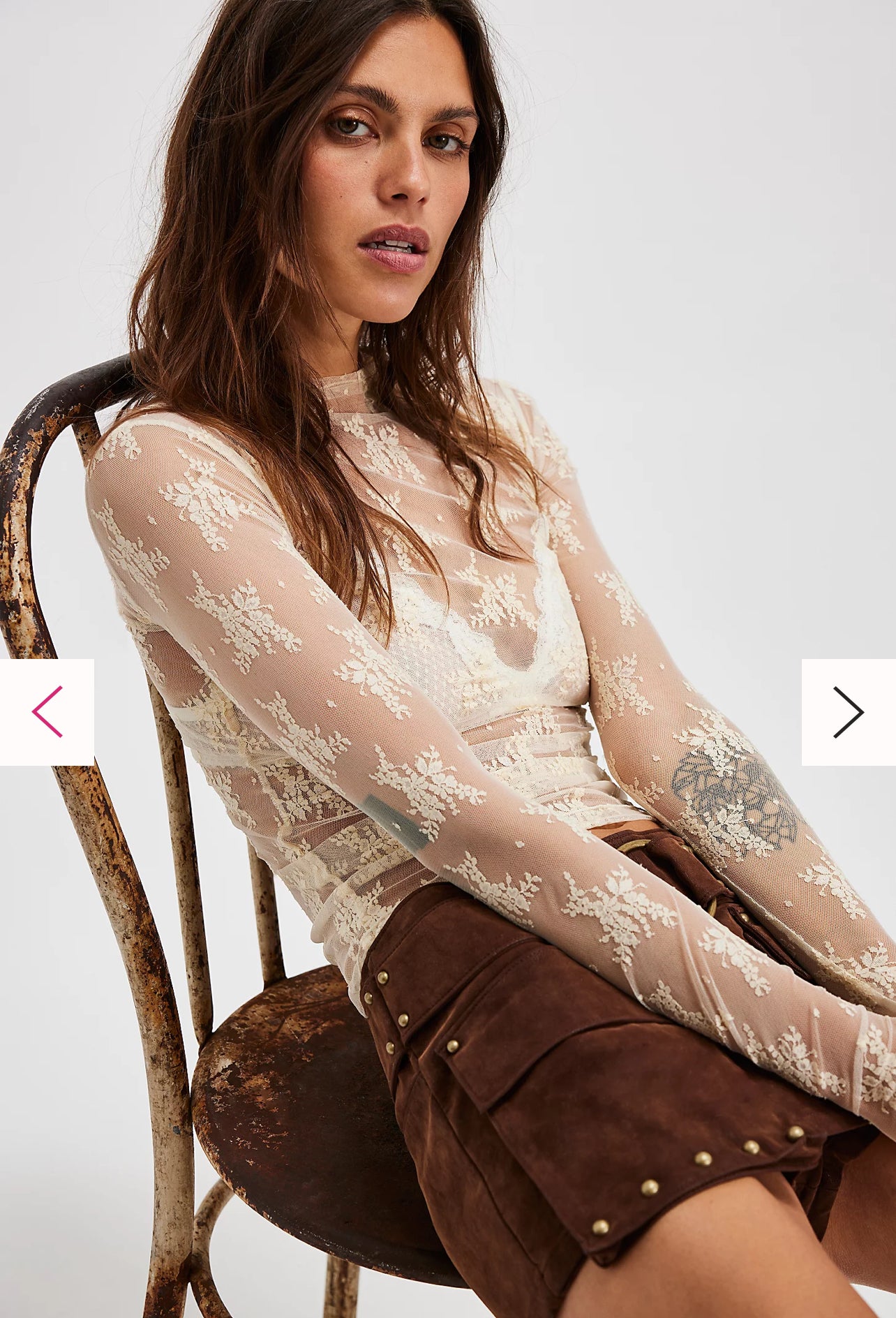 Lady Lux Layering Top Evening Creme