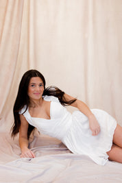 On My Mind Dress White