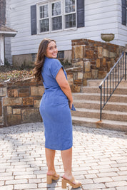 Tori Midi Dress Chambray