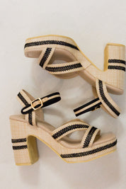 Adelaide Wedge Sandle Natural