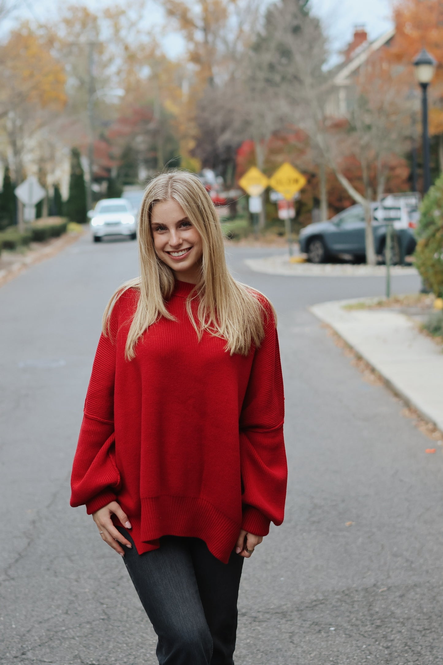 Easy Street Tunic Cherry