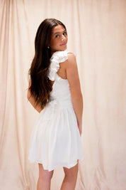 On My Mind Dress White