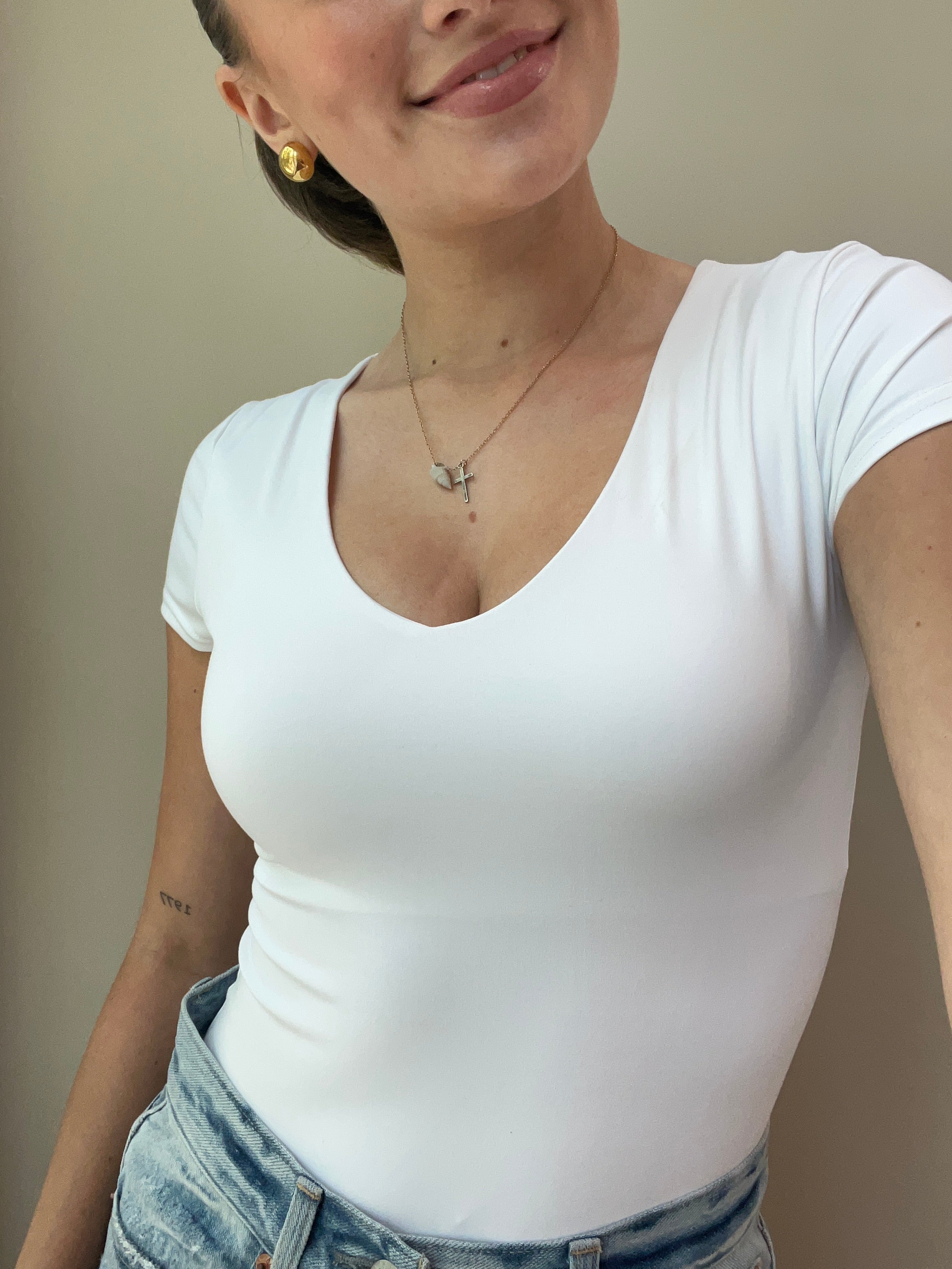 Erica Bodysuit White