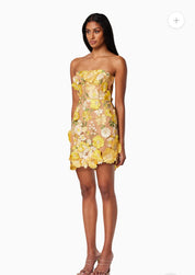 New-Age Dress Yellow Multi by Elliatt