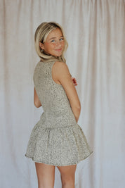Cheetah Drop Waist Mini