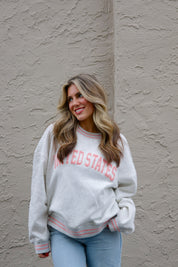 United States Crew Baby Pink
