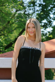Alessandra Knit Maxi Black