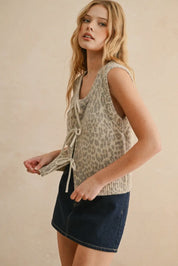Lexi Leopard Vest
