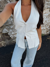 Brielle Vest Ivory
