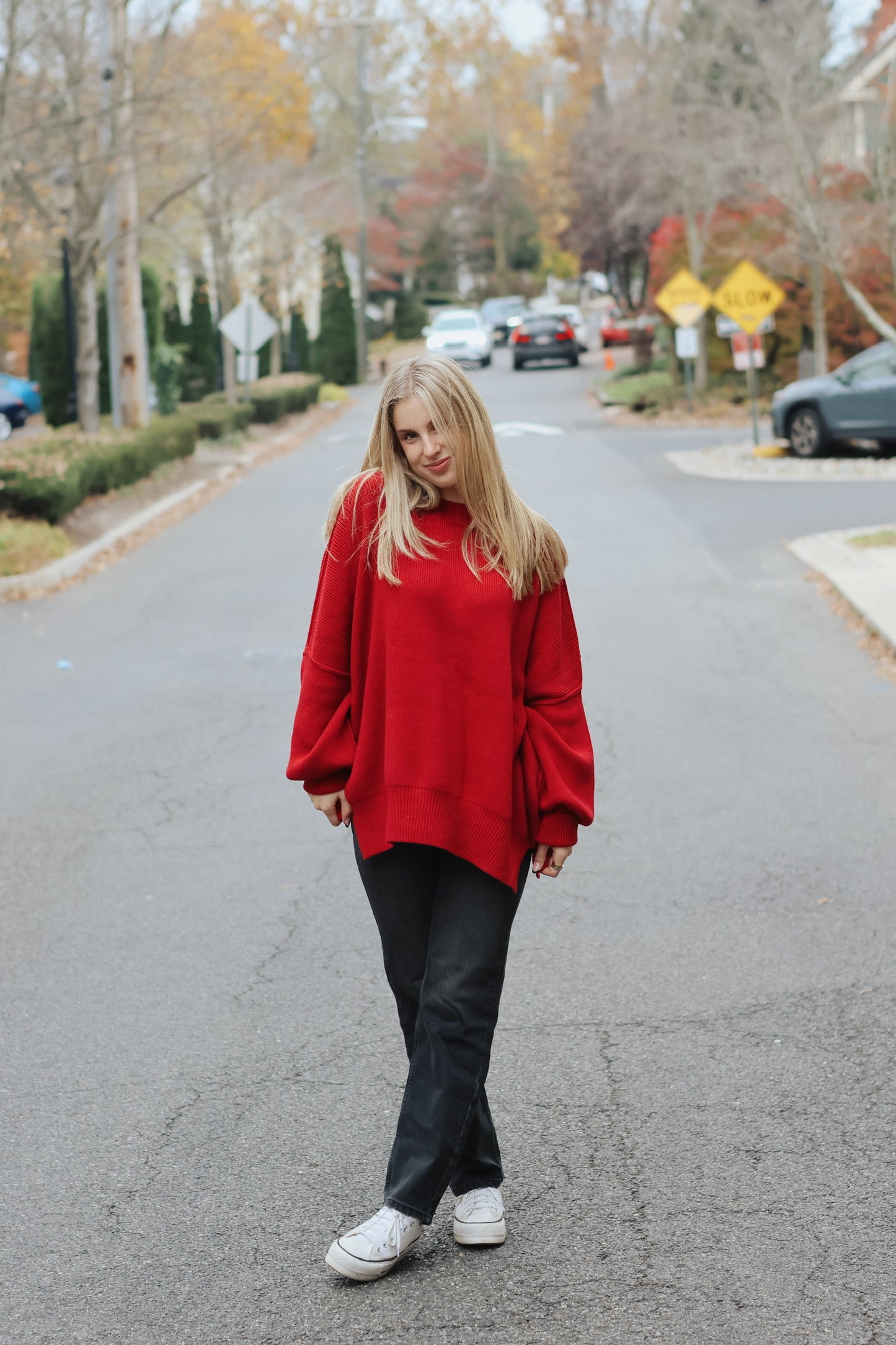 Easy Street Tunic Cherry