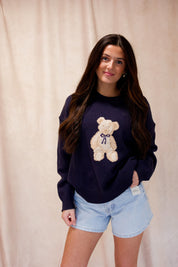 Teddy Sweater Navy