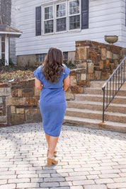 Tori Midi Dress Chambray