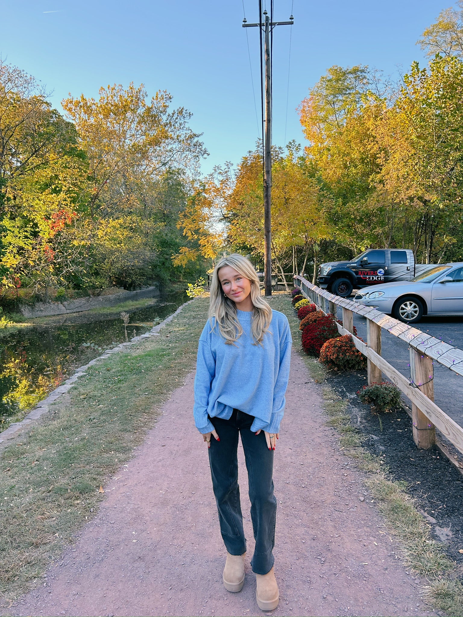 Phoebe Pullover Waterfall Heather