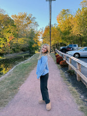 Phoebe Pullover Waterfall Heather