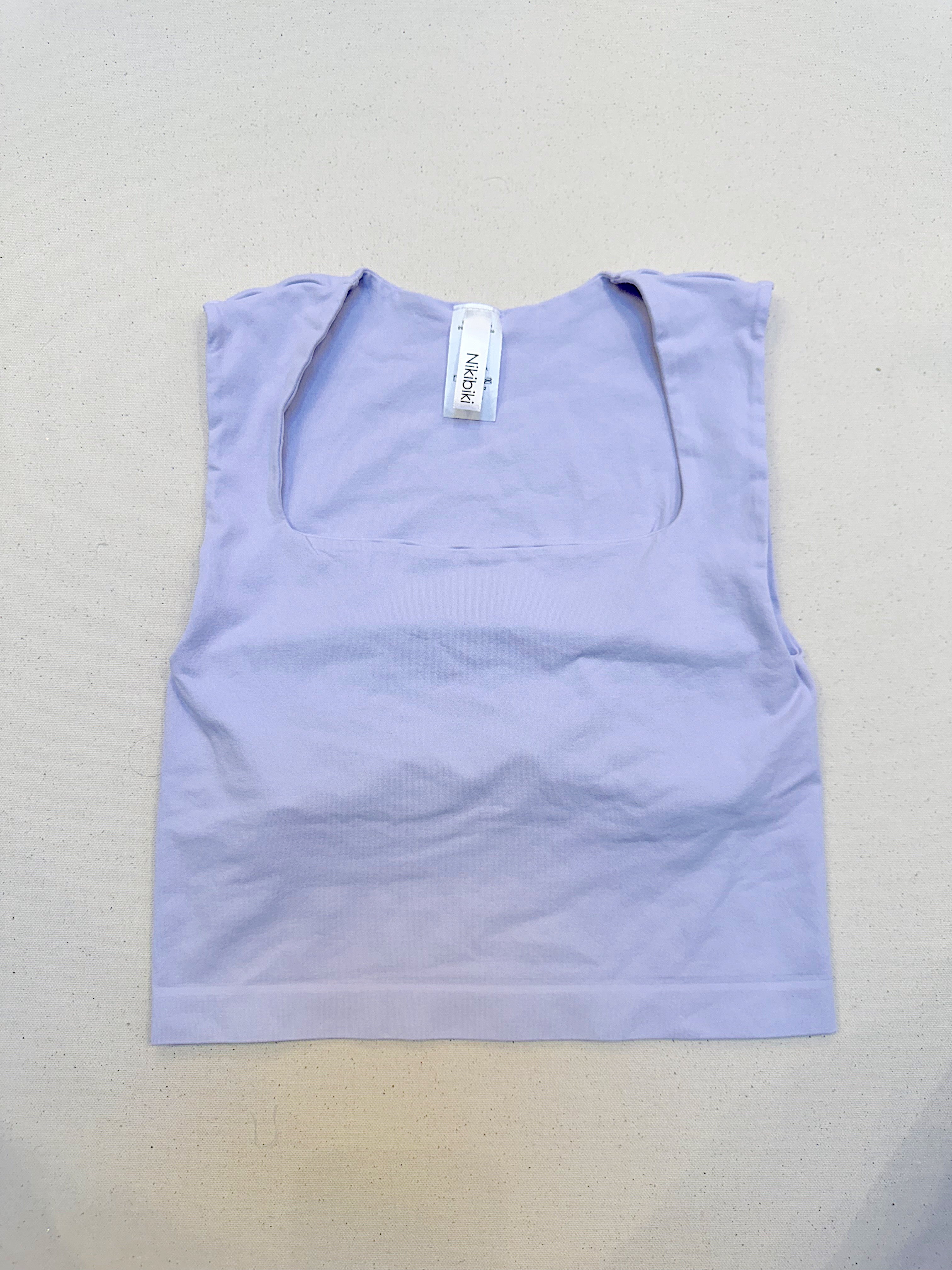 Clean Line Tank By Niki Biki in Orchid Petal