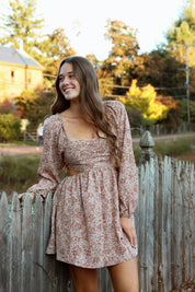 Cinnamon Sugar Mini Dress