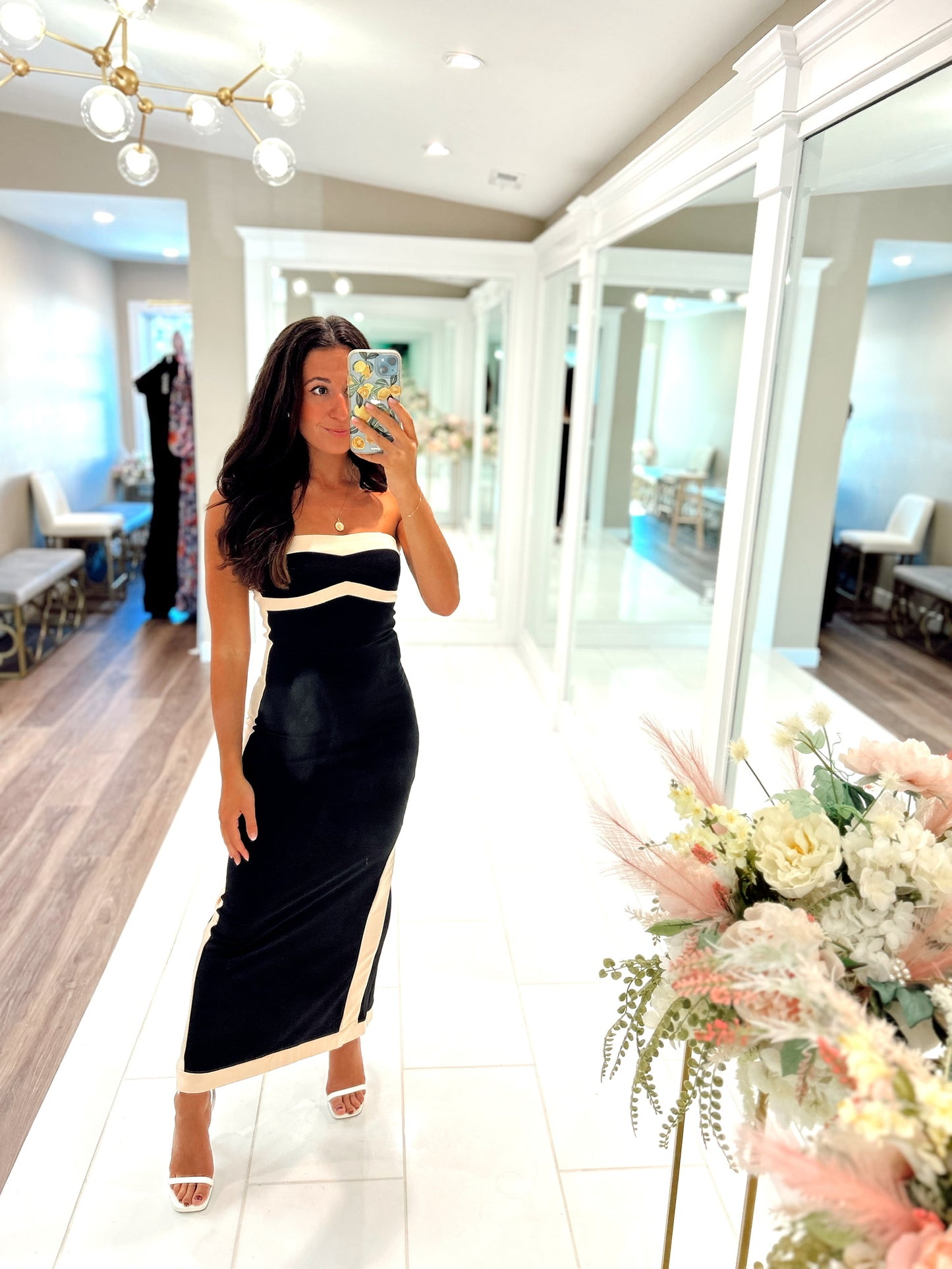 Meredith Strapless Maxi