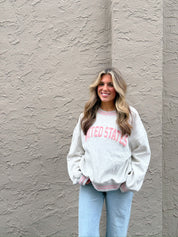 United States Crew Baby Pink