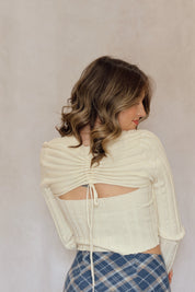 Classic Cream Long Sleeve Top