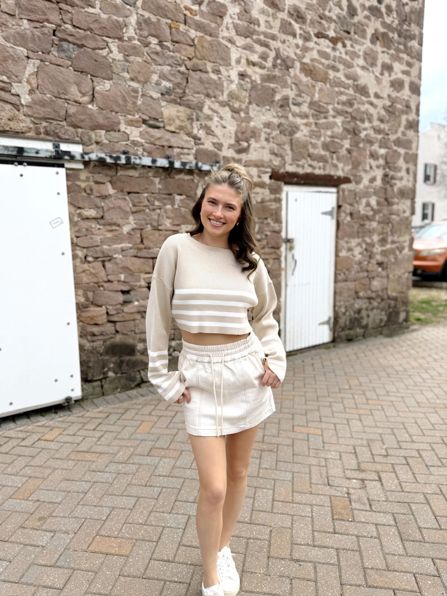 Kohana Skort in Oatmeal