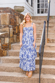Mamma Mia Maxi Dark Blue Floral