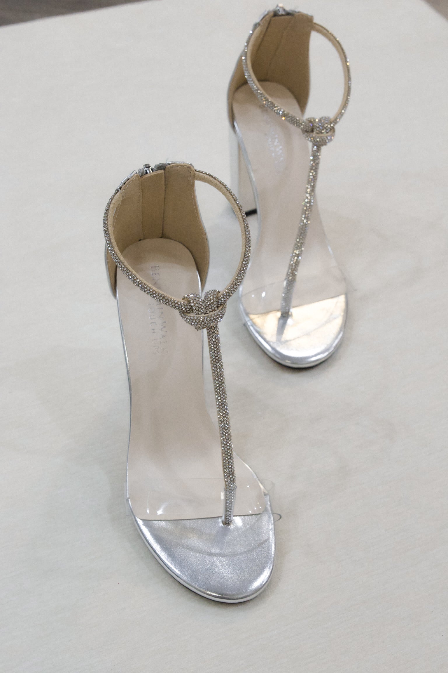 Siena Silver PU Heel