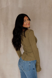 We The Free Soul Sister Layering Top Olive