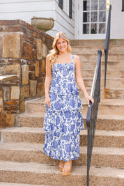 Mamma Mia Maxi Dark Blue Floral