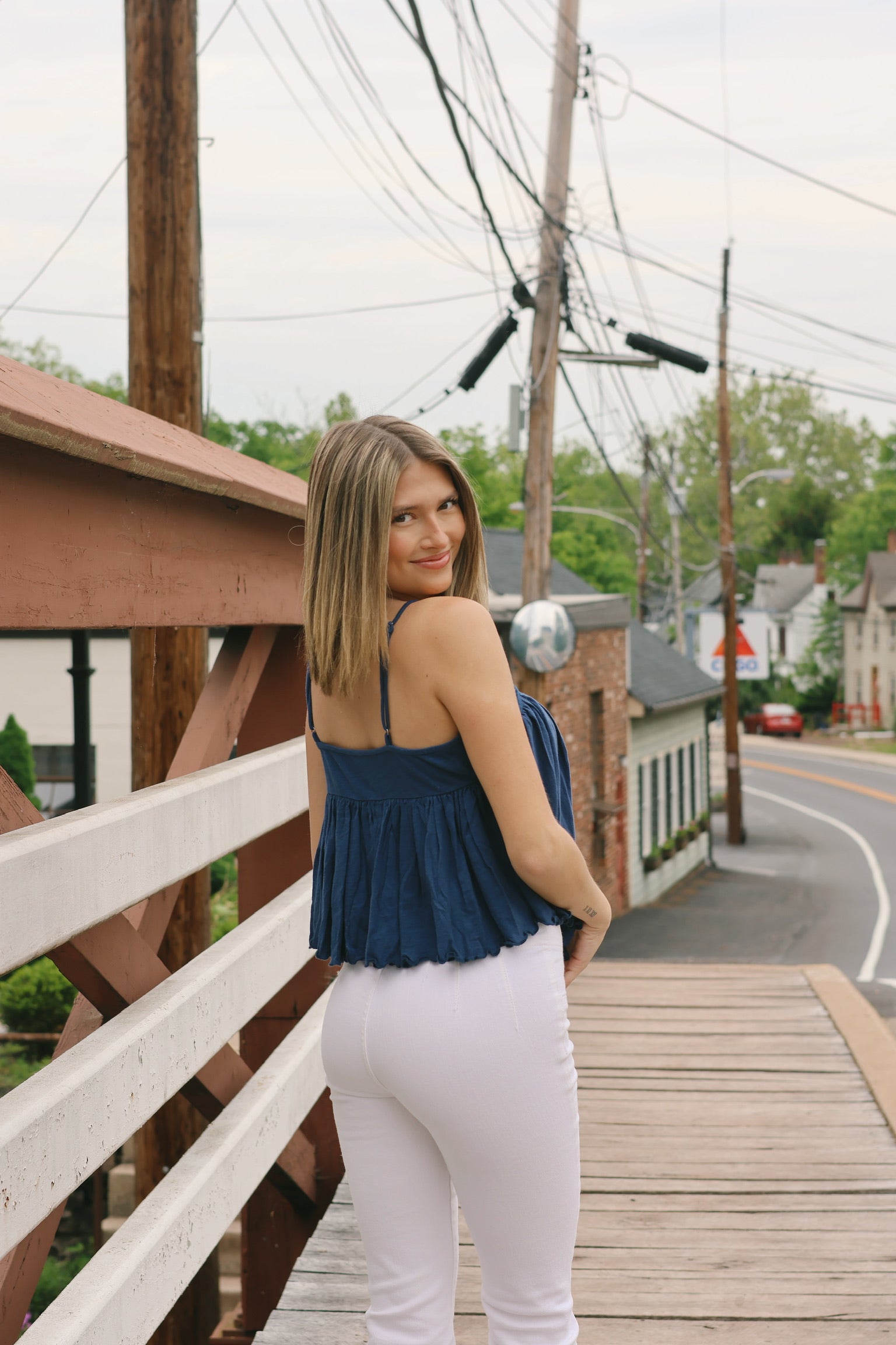 Kayla Tank Dark Denim FP