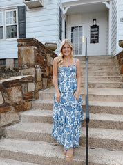 Mamma Mia Maxi Dark Blue Floral