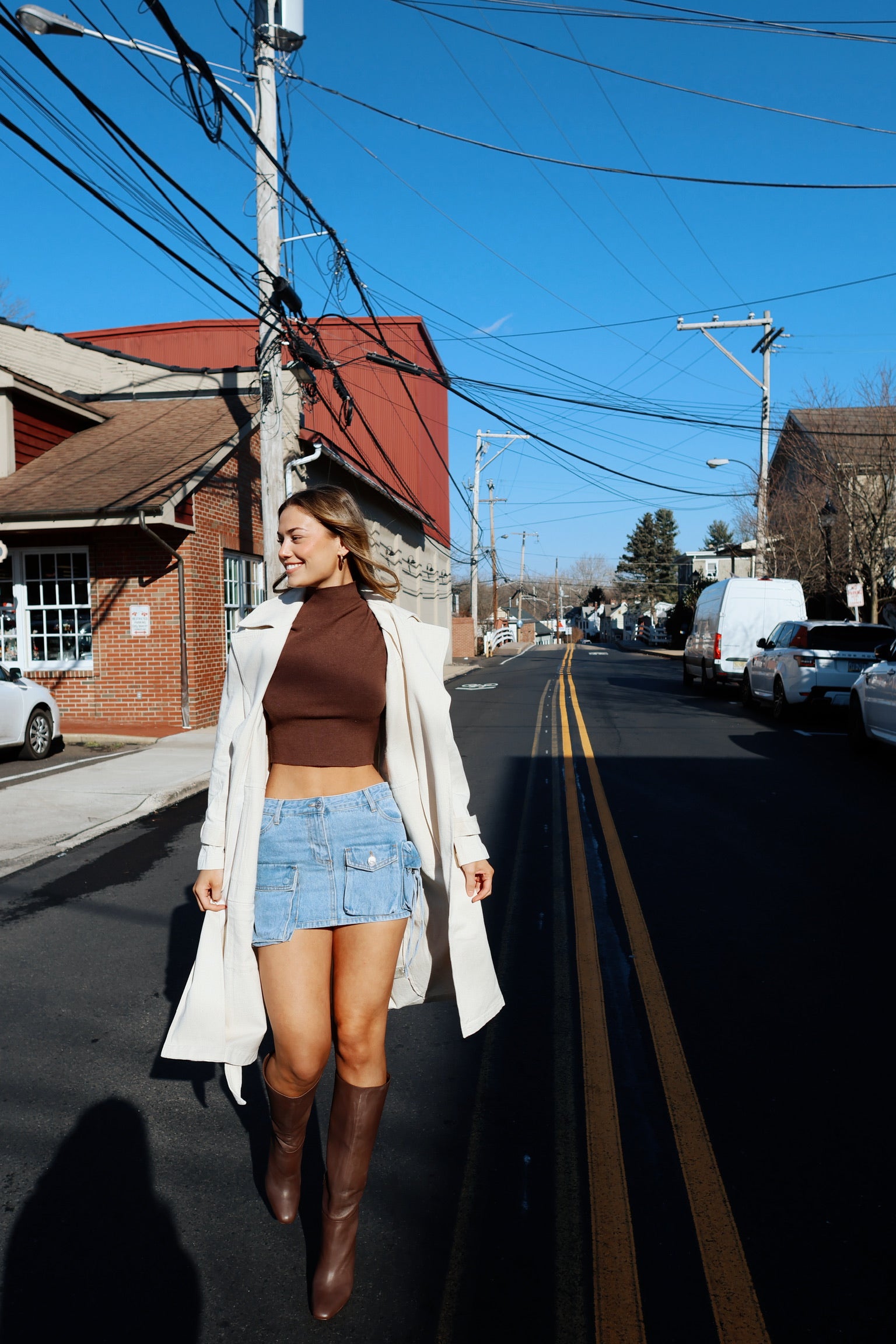 Sunday Trench Coat Steve Madden