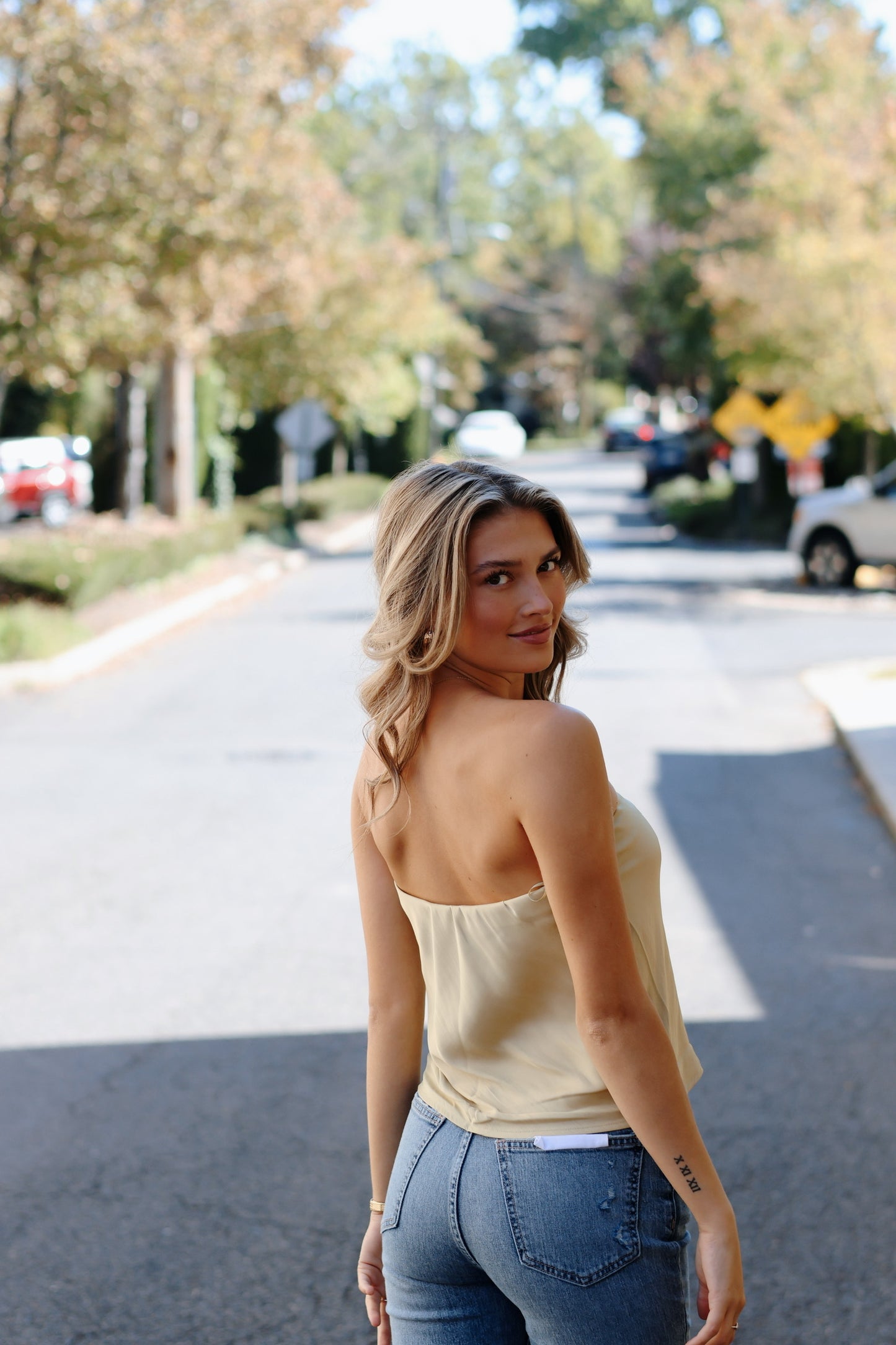 Willow Strapless Top