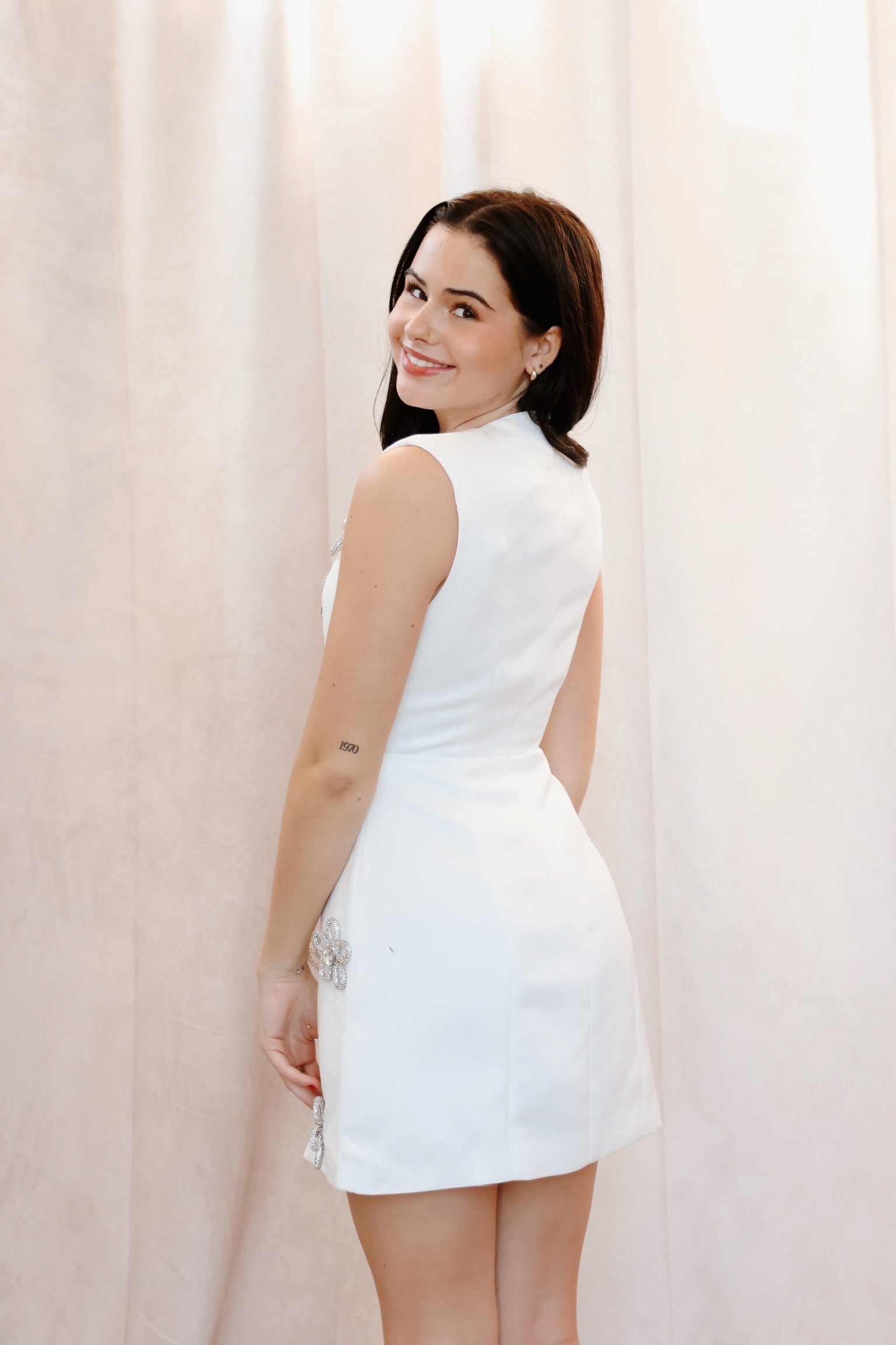 Maiara Mini Dress Ivory
