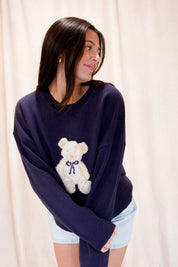 Teddy Sweater Navy