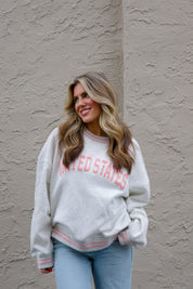 United States Crew Baby Pink